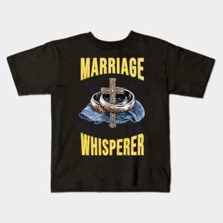 Marriage Whisperer - Humorous Wedding Officiant Apparel Kids T-Shirt